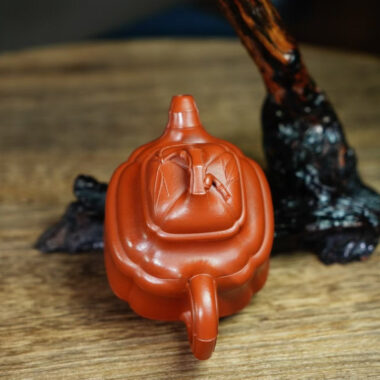 Full Handmade Yixing Zisha Teapot [Bamboo Pot] (Zhu Ni – 150ml)