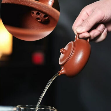 Yixing Zisha Teapot [Han Jiang] (Hong Jiang Po Ni – 150ml)