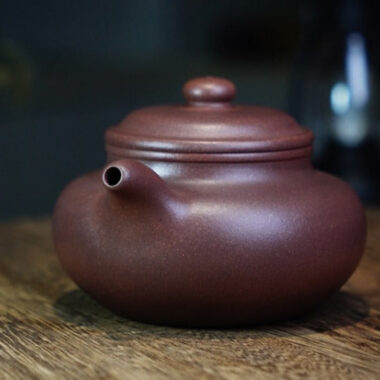 Full Handmade Yixing Zisha Teapot [Fanggu Pot] (Zi Ni – 360ml)