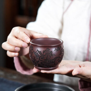 Handmade Yixing Zisha Master Tea Cup [Yi Jiangnan] 200ml