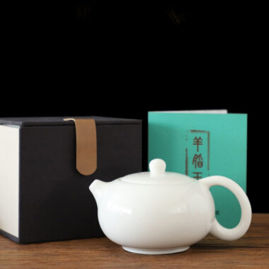 Mutton Fat Jade White Porcelain [Feng Ming Pot] 260ml