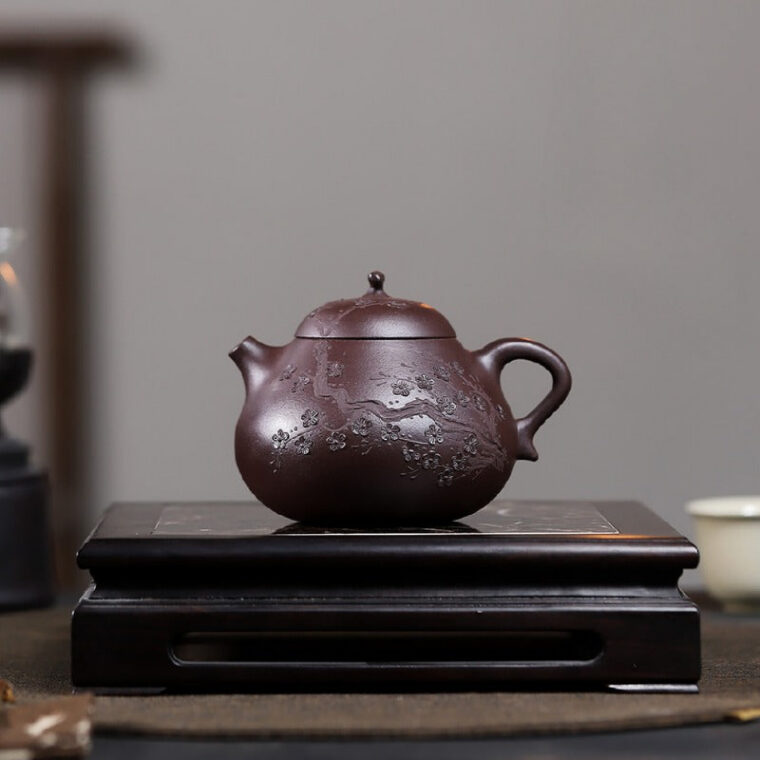 Yixing Zisha Teapot [Fragrant Eggplant] (Zi Ni – 250ml)