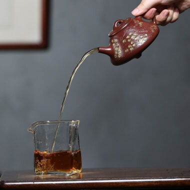 Yixing Zisha Teapot [Plum Blossom Ziye Shi Piao] (Hong Pi Long – 270ml)
