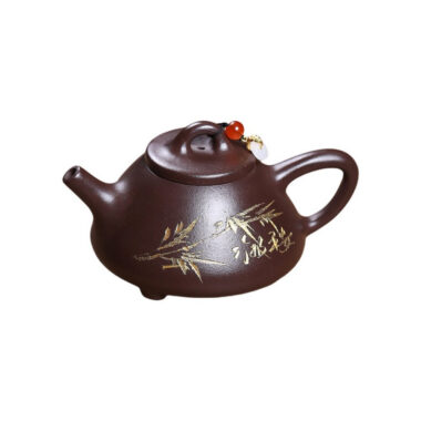 Yixing Zisha Teapot [Bamboo Shi Piao] (Zi Ni – 190ml)
