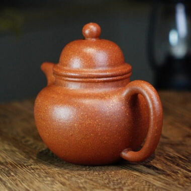 Full Handmade Yixing Zisha Teapot [Duo Qiu Pot] (Jiang Po Ni – 200ml)