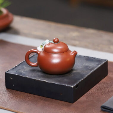 Yixing Zisha Teapot [Mini Wendan] (Dahongpao – 130ml)