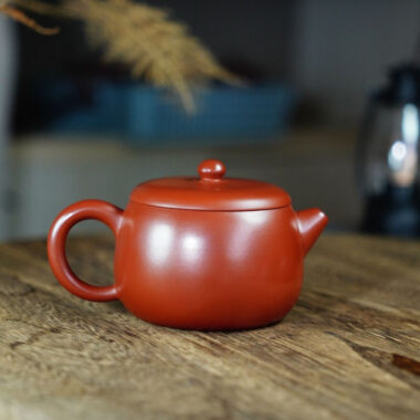 Yixing Zisha Teapot [Fat Xishi Pot] (Dahongpao – 230ml)