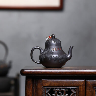 Yixing Zisha Teapot [Si Ting] (Shi Huang – 200ml)