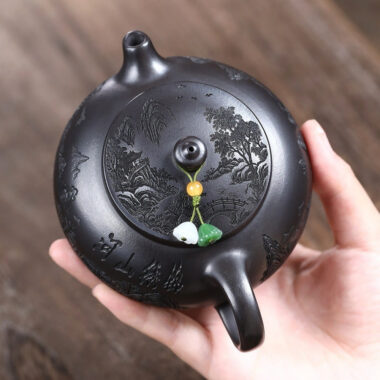 Yixing Zisha Teapot [Magnificent Landscapes] (Shi Huang – 250ml)