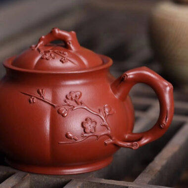 Full Handmade Yixing Zisha Teapot [Jin Mei Pot] (Dahongpao – 190ml)