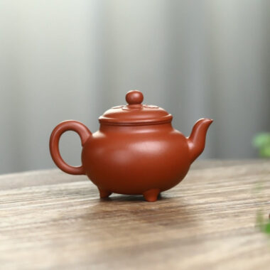 Full Handmade Yixing Zisha Teapot [Dabin Ruyi Pot] (Zhu Ni- 150ml)