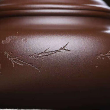 Full Handmade Yixing Zisha Teapot [Fanggu Pot] (Zi Ni – 310ml)