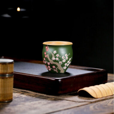 Full Handmade Yixing Zisha Master Tea Cup Gift Set [Wen Xiang]