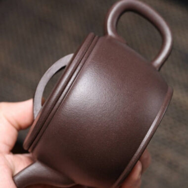 Full Handmade Yixing Zisha Teapot [Hanwa Pot] (Zi Ni – 310ml)