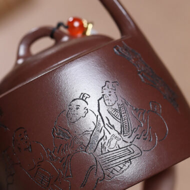 Yixing Zisha Teapot [Man Sheng Tiliang] (Zi Ni – 270ml)