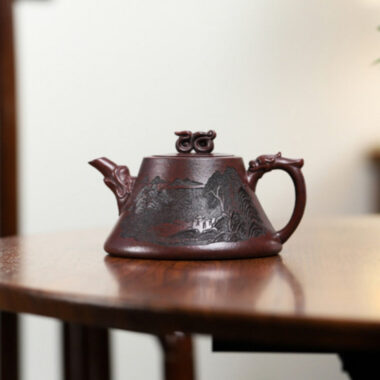 Yixing Zisha Teapot [Ruyi Na Piao] (Long Xue Sha – 310ml)