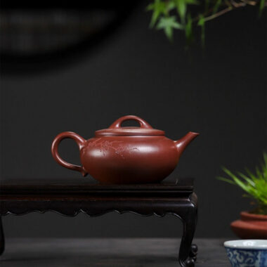 Full Handmade Yixing Zisha Teapot [Han Xiang] (Hong Pi Long – 350ml)