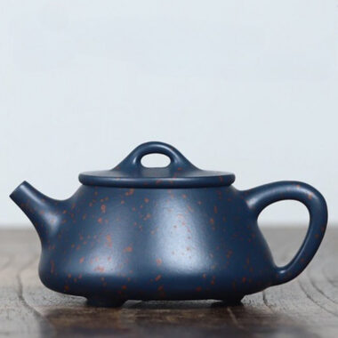 Full Handmade Yixing Zisha Teapot [Ziye Shi Piao Pot] (Tian Cui Sha – 170ml)