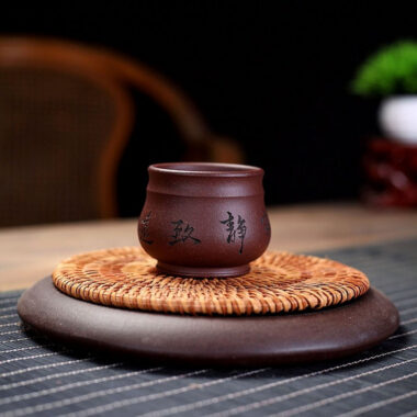Yixing Zisha Tea Cup [Peaceful] (Zi Ni – 100ml)