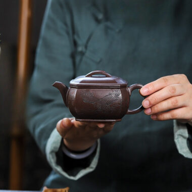 Full Handmade Yixing Zisha Teapot [A Bright Future] (Jia Pi Zi Ni – 320ml)