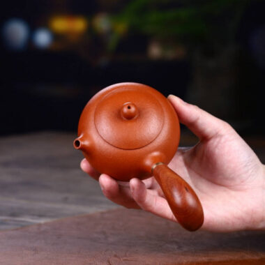 Full Handmade Yixing Zisha Teapot [Tang Yu Pot] (Zhu Ni – 200ml)