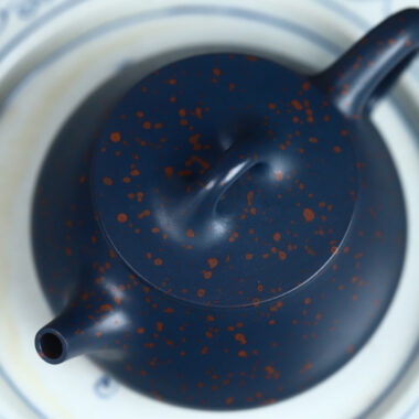 Full Handmade Yixing Zisha Teapot [Ziye Shi Piao Pot] (Tian Cui Sha – 170ml)