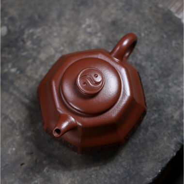 Full Handmade Yixing Zisha Teapot [Tai Chi] (Hong Pi Long – 330ml)