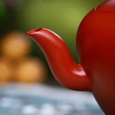 Full Handmade Yixing Zisha Teapot [Beauty Shoulder Pot] (Dahongpao – 260ml)