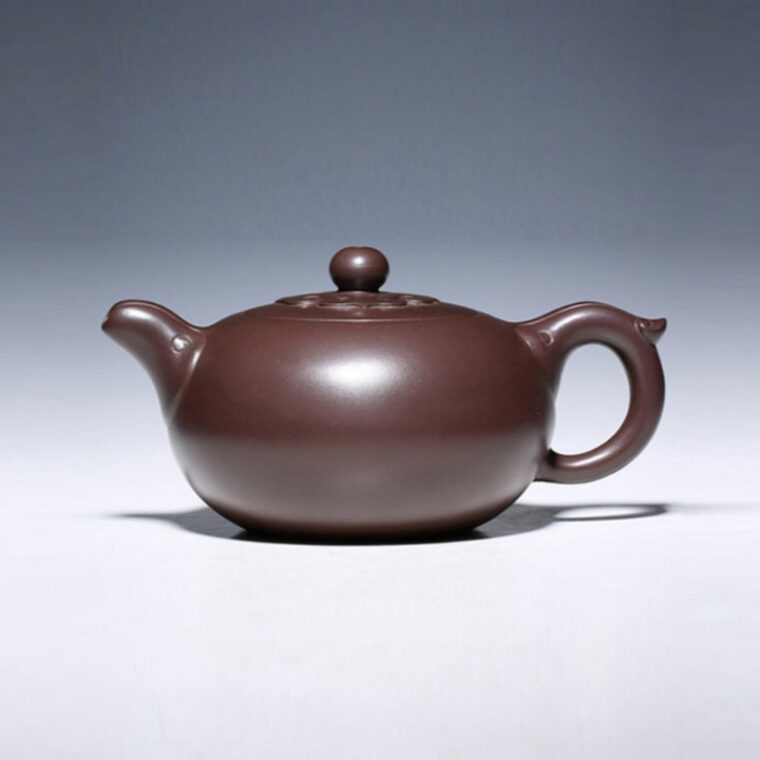 Full Handmade Yixing Zisha Teapot [Yuan Ruyi] (Lao Zi Ni – 160/320ml)