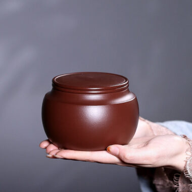 Yixing Zisha Tea Jar Tea Caddy [Sheng Xiang]