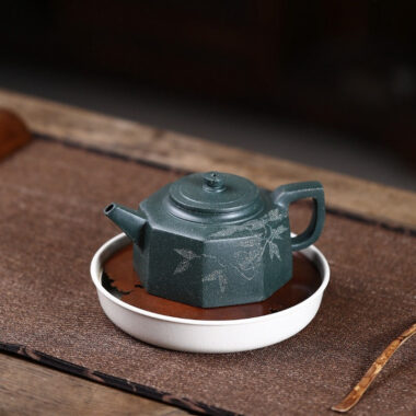 Yixing Zisha Teapot [Bafang Jing Lan] (Lu Ni – 280ml)