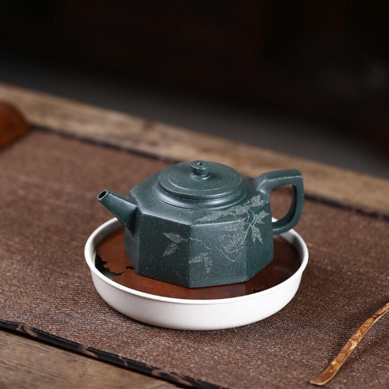 Yixing Zisha Teapot [Bafang Jing Lan] (Lu Ni – 280ml)