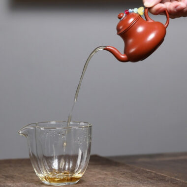 Yixing Zisha Teapot [Mini Si Ting] (Wrinkled Skin Zhu Ni – 100ml)