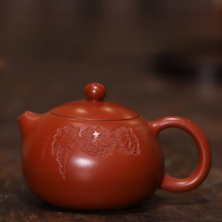 Full Handmade Yixing Zisha Teapot [Xishi Pot] (Dahongpao – 110/150ml)