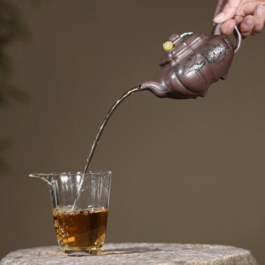 Yixing Zisha Teapot [Sifang Chuan Lu Pot] (Qinghui Duan Firewood Fired – 270ml)