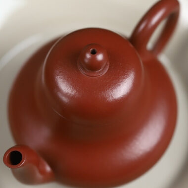 Full Handmade Yixing Zisha Teapot [Si Ting Pot] (Dahongpao – 115ml)