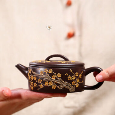 Yixing Zisha Teapot [Meixiang Hanwa] (Zi Ni – 170ml)