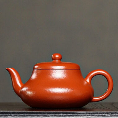 Full Handmade Yixing Zisha Teapot [Junde Pot] (Dahongpao – 130ml)