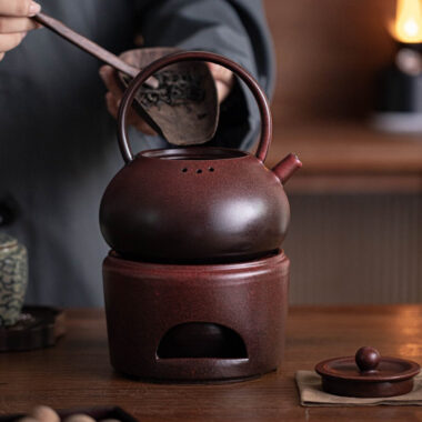 Retro Ceramic Direct Fire Teapot [Wang Yue Tiliang Pot] 800ml