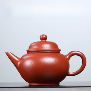 Full Handmade Yixing Zisha Teapot [Shui Ping Pot] (Xiao Meiyao Zhu Ni – 220ml)