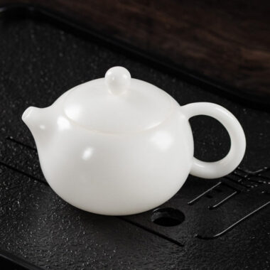 Ice Jade White Porcelain [Xishi Pot] 200/300ml