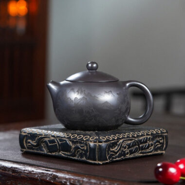 Yixing Zisha Teapot [Shanshui Xishi Pot] (Shi Huang – 400ml)