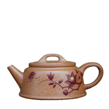 Full Handmade Yixing Zisha Teapot [Yu Zhao Pot] (Wucai Lao Duan Ni – 170ml)