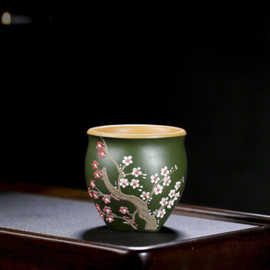 Full Handmade Yixing Zisha Master Tea Cup Gift Set [Wen Xiang]