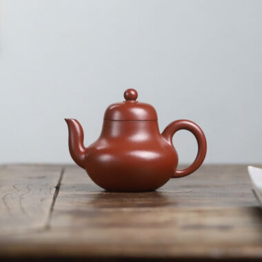 Full Handmade Yixing Zisha Teapot [Si Ting Pot] (Dahongpao – 115ml)
