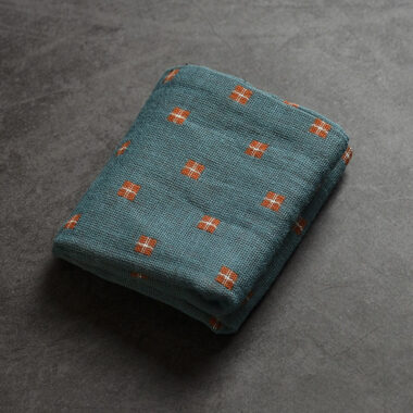 Linen Cotton Zen Tea Tower [Checkered]