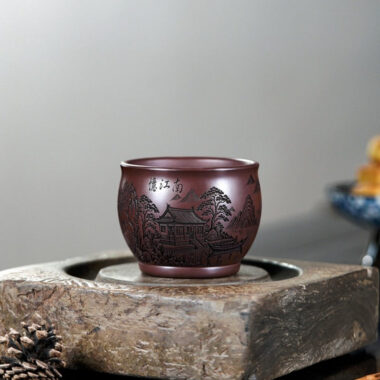 Handmade Yixing Zisha Master Tea Cup [Yi Jiangnan] 200ml