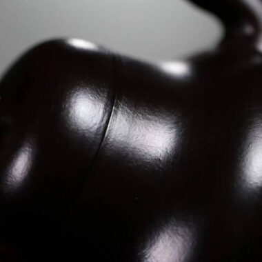 Yixing Zisha Teapot [Si Ting] (Dahongpao Ashed Black – 170ml)