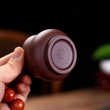 Yixing Zisha Tea Cup [Peaceful] (Zi Ni – 100ml)