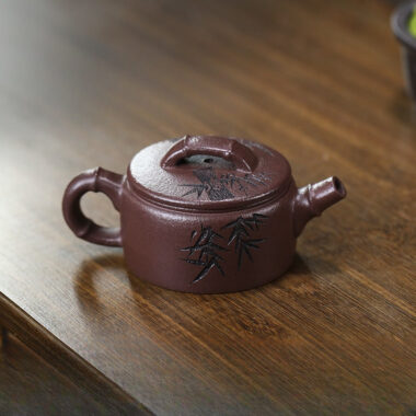 Full Handmade Yixing Zisha Teapot [Xiang Zhu] (30 Mu Zi Ni – 160ml)